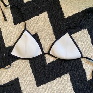 Triangl Swimwear White Triangle Top